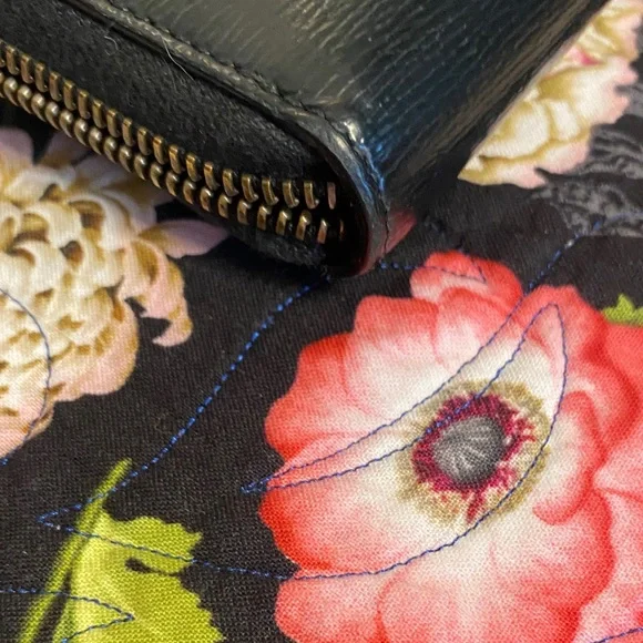 AUTH Gucci King Snake Black Long Zip wallet - Picture 15 of 16